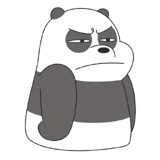 😤 emoji Panda LizF Telegram sticker 13 of 69