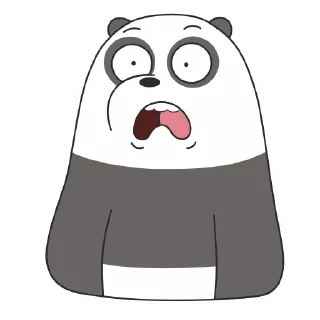 😲 emoji Panda LizF Telegram sticker 16 of 69