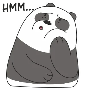 🤔 emoji Panda LizF Telegram sticker 6 of 69
