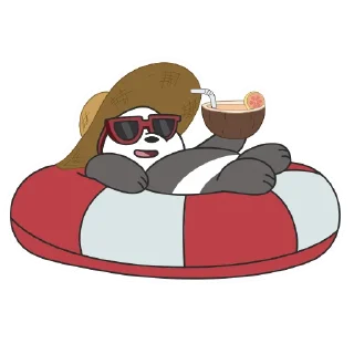 🍹 emoji Panda LizF Telegram sticker 9 of 69