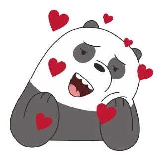🥰 emoji Panda LizF Telegram sticker 17 of 69