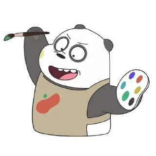 👩‍🎨 emoji Panda LizF Telegram sticker 10 of 69