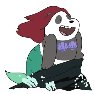 🧜‍♀ emoji Panda LizF Telegram sticker 19 of 69