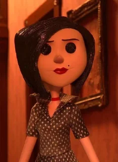 😟 emoji Coraline jones🗝️ Telegram sticker 22 of 33