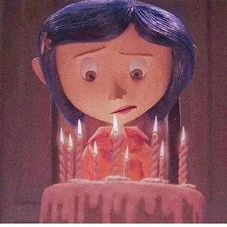 🎂 emoji Coraline jones🗝️ Telegram sticker 18 of 33