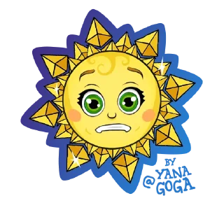😬 emoji YanaGoga_2:0 Telegram sticker 18 of 31