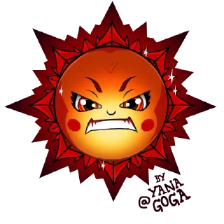😡 emoji YanaGoga_2:0 Telegram sticker 22 of 31
