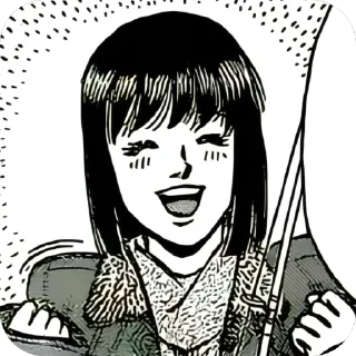 Sticker from ♥𐌺ᥙⲙi 𐌑ᥲsɦiδᥲ ! Hajimenoippo !!