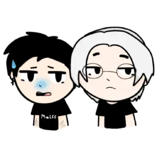 😐 emoji Мазейки и Мафаши🙀 (автор:𝗔𝗳𝗶𝘀𝗵𝗶𝗫𝗫) Telegram sticker 6 of 15