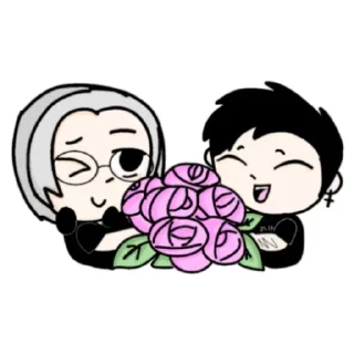 🌹 emoji Мазейки и Мафаши🙀 (автор:𝗔𝗳𝗶𝘀𝗵𝗶𝗫𝗫) Telegram sticker 10 of 15