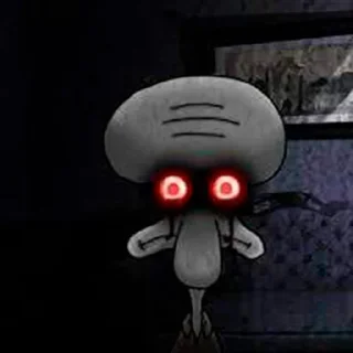 Sticker from scary