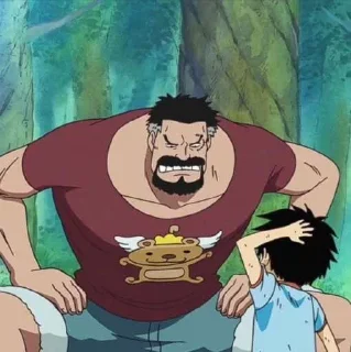 Sticker from One piece