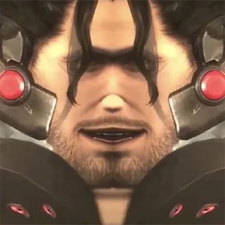 😑 emoji Metal Gear Rising: Revengeance Telegram sticker 2 of 20
