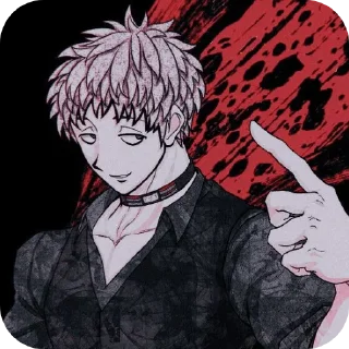 🍖 emoji Your turn to die-Keiji Shinogi (@wertw4y) Telegram sticker 9 of 26