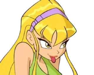 😜 emoji Winx Telegram sticker 8 of 41