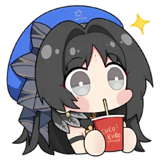 Sticker from Любимки (@WutheringWaves_WW)