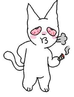 🐷 emoji Cute Kitty Telegram sticker 10 of 13