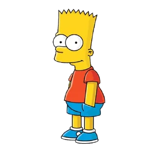 😏 emoji Bart | STICK4SV Telegram sticker 2 of 14