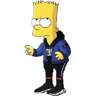 🤔 emoji Bart | STICK4SV Telegram sticker 9 of 14