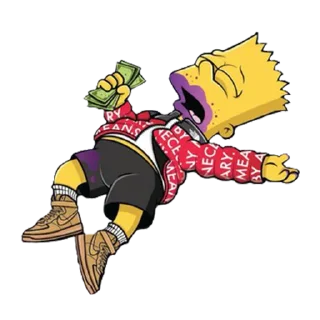😩 emoji Bart | STICK4SV Telegram sticker 7 of 14