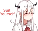 😒 emoji Elf Girl :: @line_stickers Telegram sticker 16 of 40