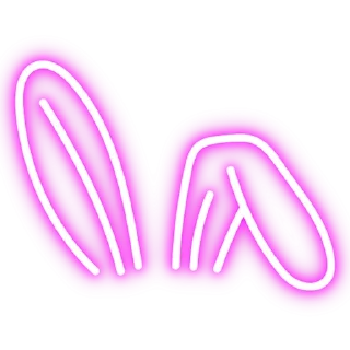 🐰 emoji Neon | STICK4SV Telegram sticker 13 of 16