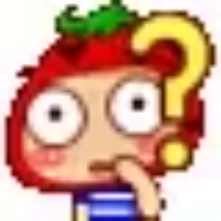 🤔 emoji Клубничка FW (by EceHu4) Telegram sticker 8 of 39