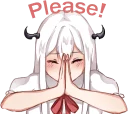 😖 emoji Elf Girl :: @line_stickers Telegram sticker 13 of 40