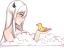 🛀 emoji Elf Girl :: @line_stickers Telegram sticker 22 of 40