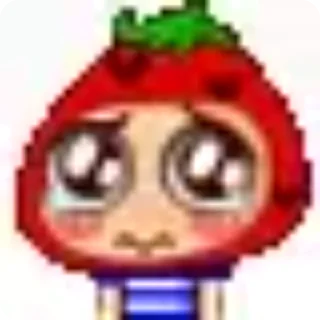 🥺 emoji Клубничка FW (by EceHu4) Telegram sticker 16 of 39
