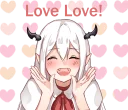 😍 emoji Elf Girl :: @line_stickers Telegram sticker 23 of 40