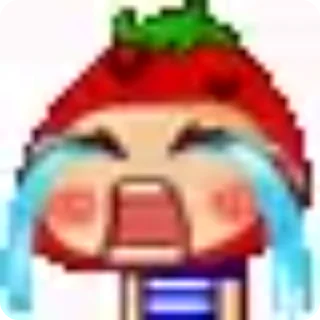 😭 emoji Клубничка FW (by EceHu4) Telegram sticker 11 of 39