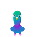 😬 emoji Neon Pigeon Telegram sticker 10 of 25