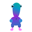 😈 emoji Neon Pigeon Telegram sticker 24 of 25