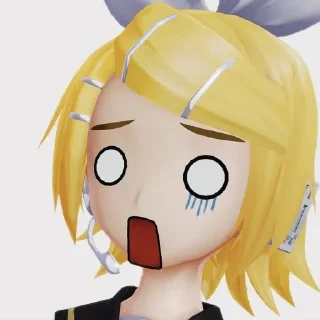 😱 emoji °•★Rin Telegram sticker 8 of 21
