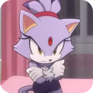 🐱 emoji ★☆Blaze The Cat☆★ by: @ImOutcore Telegram sticker 8 of 29