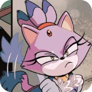 🐱 emoji ★☆Blaze The Cat☆★ by: @ImOutcore Telegram sticker 6 of 29