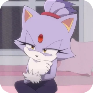🐱 emoji ★☆Blaze The Cat☆★ by: @ImOutcore Telegram sticker 7 of 29