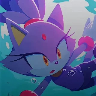 Sticker from 💜blaze the cat|@XDpokoinik