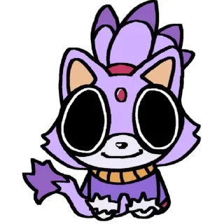 🐱 emoji ★☆Blaze The Cat☆★ by: @ImOutcore Telegram sticker 5 of 29