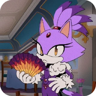 🐱 emoji ★☆Blaze The Cat☆★ by: @ImOutcore Telegram sticker 20 of 29