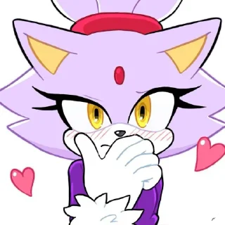 🐱 emoji ★☆Blaze The Cat☆★ by: @ImOutcore Telegram sticker 16 of 29