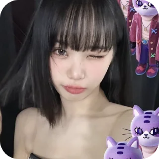 🌟 emoji Chaewon Le Sserafim - eshliqon Telegram sticker 9 of 25
