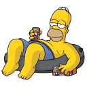 Sticker from Homer Simpson