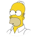 Sticker from The Simpson