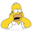 Sticker from Homer Simpson