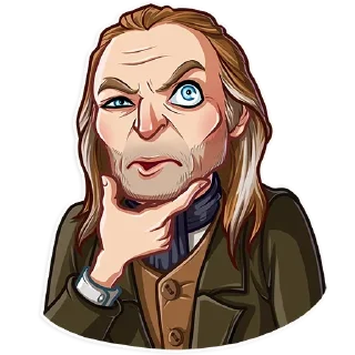 🤔 emoji Гаррі Поттер|@Stickery_UA|@Vergisticks Telegram sticker 20 of 45