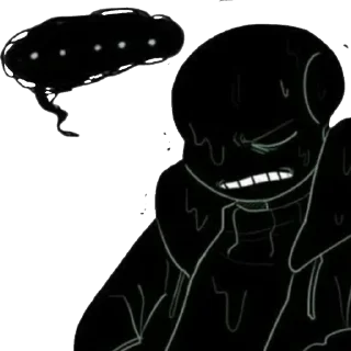 🖤 emoji Nightmare sans Telegram sticker 18 of 34