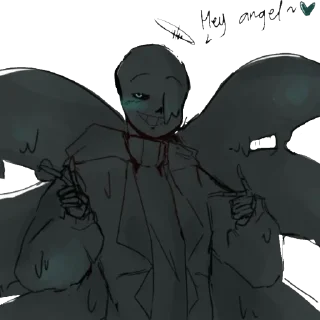 🖤 emoji Nightmare sans Telegram sticker 22 of 34