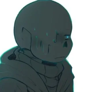 Sticker from Nightmare sans